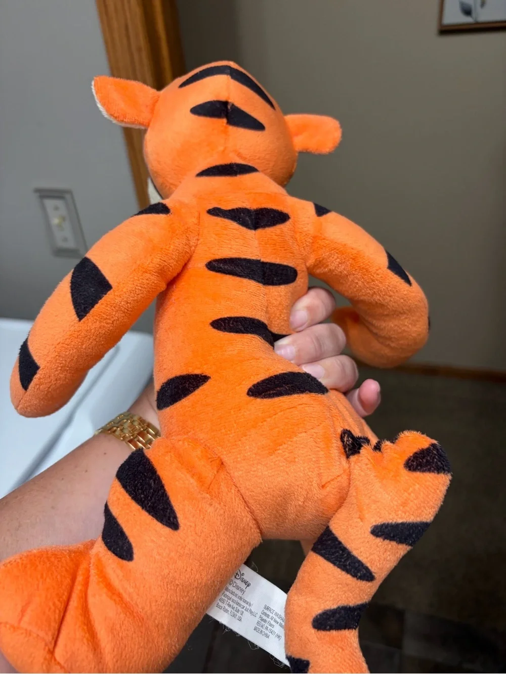 Plush Orange Tiger Stuffed Toy - Soft Kids Plushie